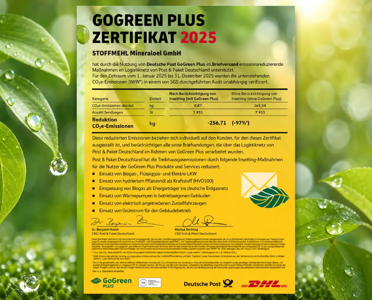 gogreen zertifikat 2025